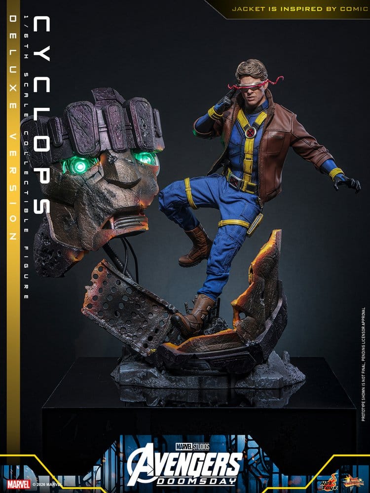 Vingadores: Filme Doomsday Obra-prima Figura 1/6 Ciclope (Versão Deluxe) 30 cm