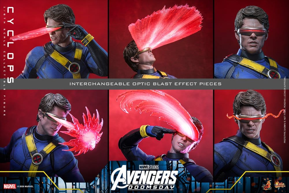 Vingadores: Filme Doomsday Masterpiece Figura 1/6 Ciclope 30 cm
