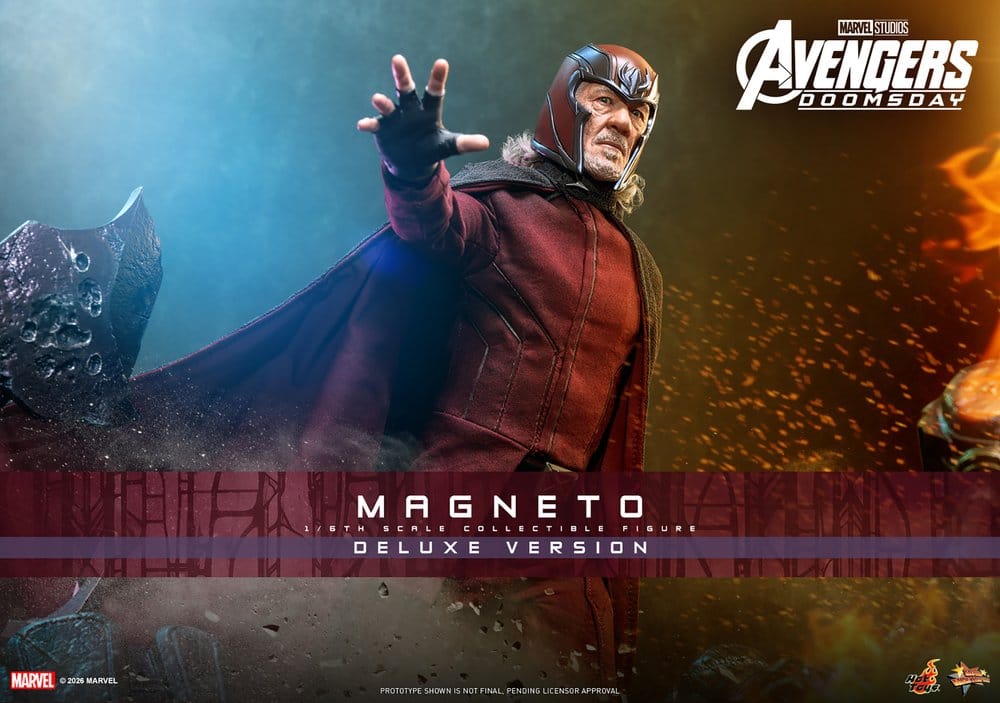 Vingadores: Filme Doomsday Masterpiece Figura 1/6 Magneto (Versão Deluxe) 30 cm