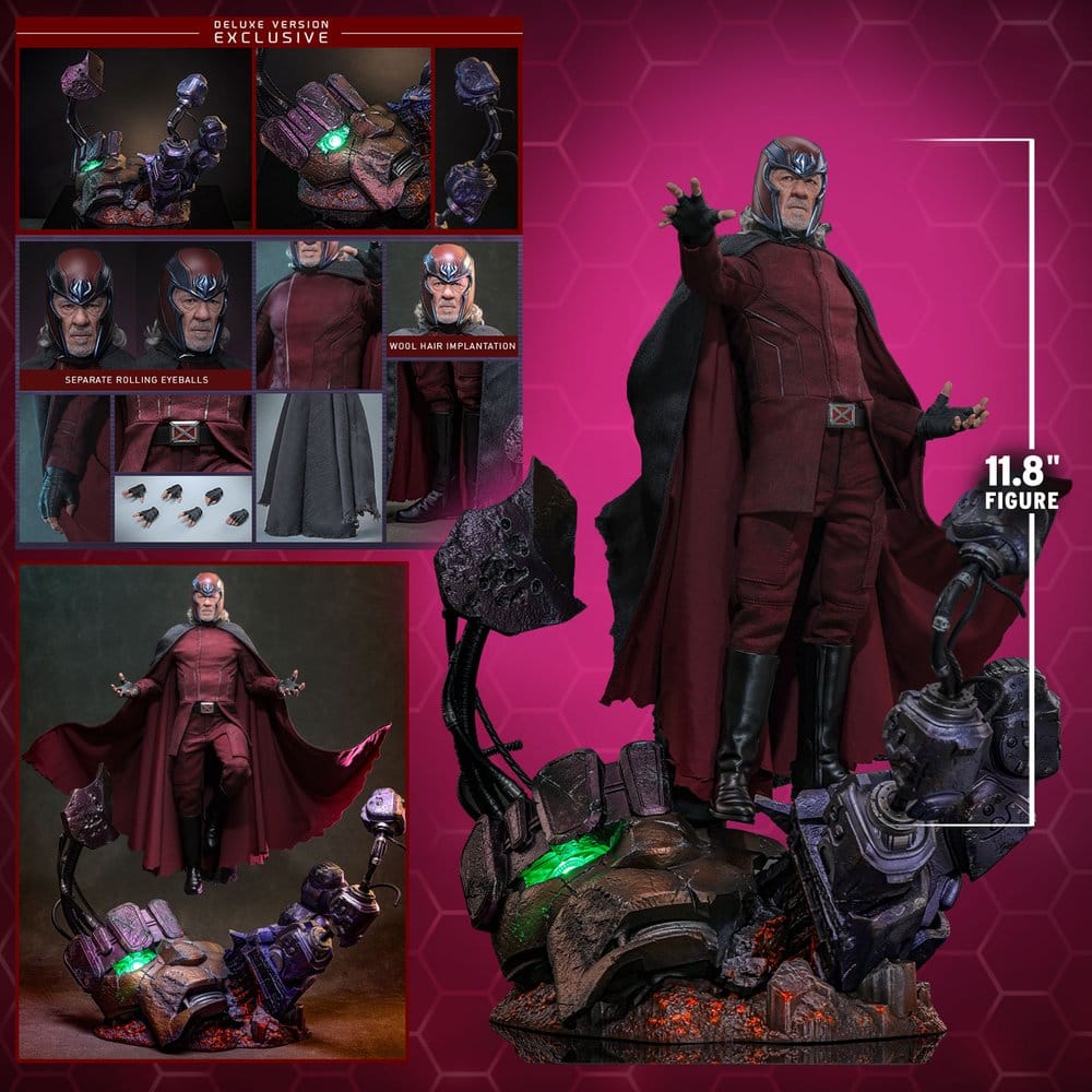 Vingadores: Filme Doomsday Masterpiece Figura 1/6 Magneto (Versão Deluxe) 30 cm