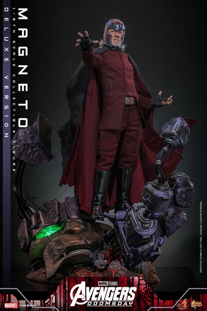 Vingadores: Filme Doomsday Masterpiece Figura 1/6 Magneto (Versão Deluxe) 30 cm