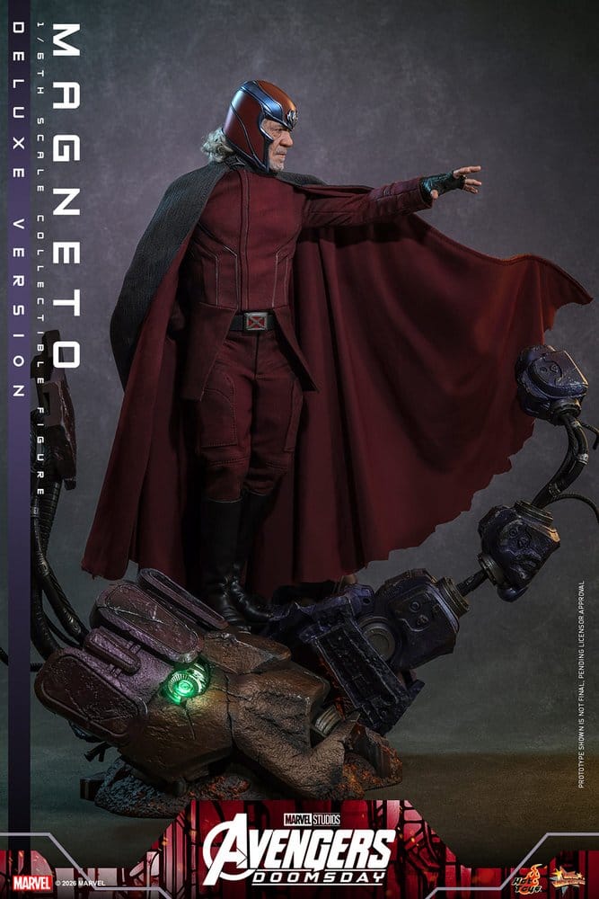 Vingadores: Filme Doomsday Masterpiece Figura 1/6 Magneto (Versão Deluxe) 30 cm