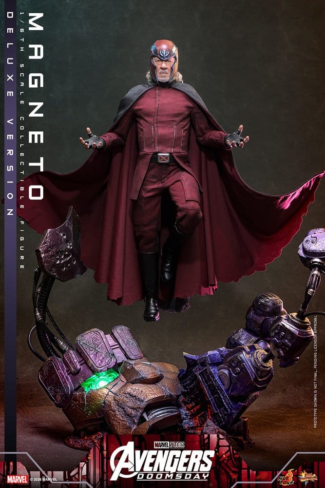 Vingadores: Filme Doomsday Masterpiece Figura 1/6 Magneto (Versão Deluxe) 30 cm