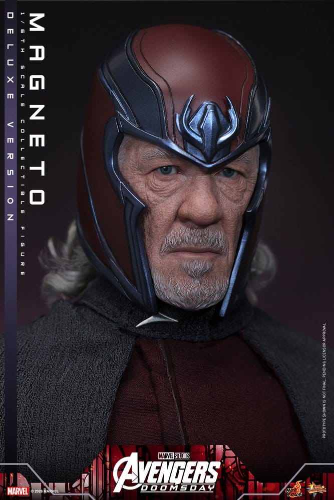 Vingadores: Filme Doomsday Masterpiece Figura 1/6 Magneto (Versão Deluxe) 30 cm