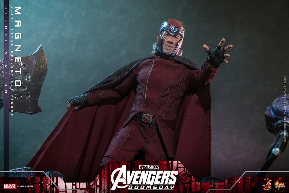 Vingadores: Filme Doomsday Masterpiece Figura 1/6 Magneto (Versão Deluxe) 30 cm