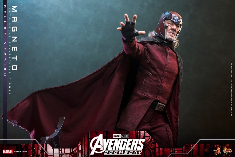 Vingadores: Filme Doomsday Masterpiece Figura 1/6 Magneto (Versão Deluxe) 30 cm