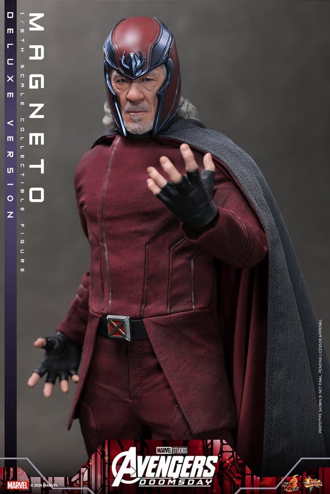 Vingadores: Filme Doomsday Masterpiece Figura 1/6 Magneto (Versão Deluxe) 30 cm