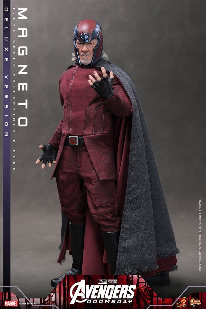 Vingadores: Filme Doomsday Masterpiece Figura 1/6 Magneto (Versão Deluxe) 30 cm