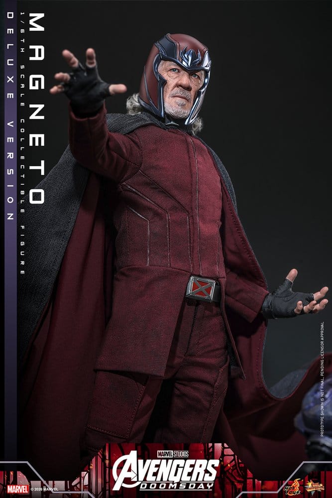Vingadores: Filme Doomsday Masterpiece Figura 1/6 Magneto (Versão Deluxe) 30 cm