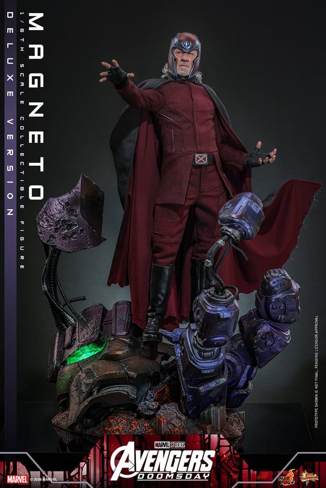 Vingadores: Filme Doomsday Masterpiece Figura 1/6 Magneto (Versão Deluxe) 30 cm