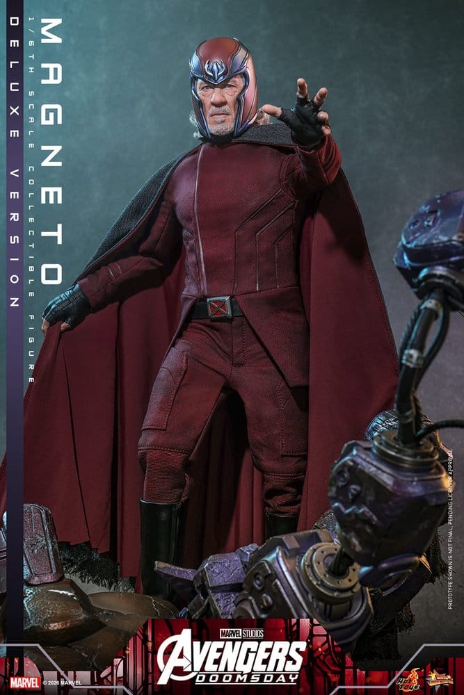 Vingadores: Filme Doomsday Masterpiece Figura 1/6 Magneto (Versão Deluxe) 30 cm