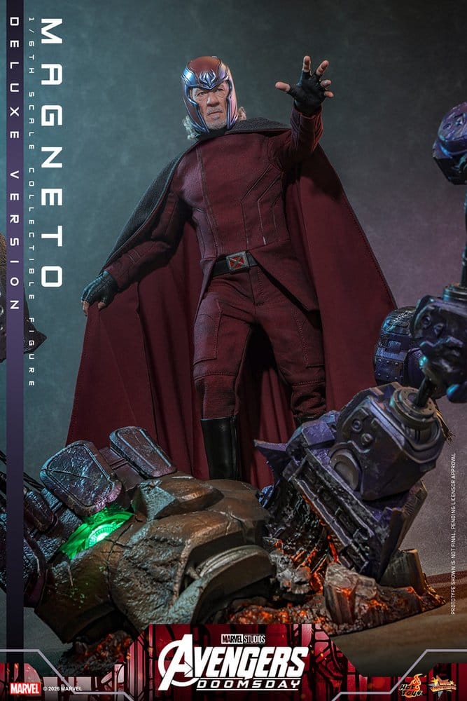 Vingadores: Filme Doomsday Masterpiece Figura 1/6 Magneto (Versão Deluxe) 30 cm