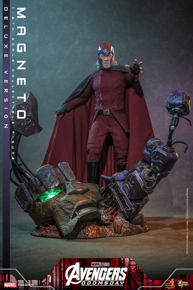 Vingadores: Filme Doomsday Masterpiece Figura 1/6 Magneto (Versão Deluxe) 30 cm