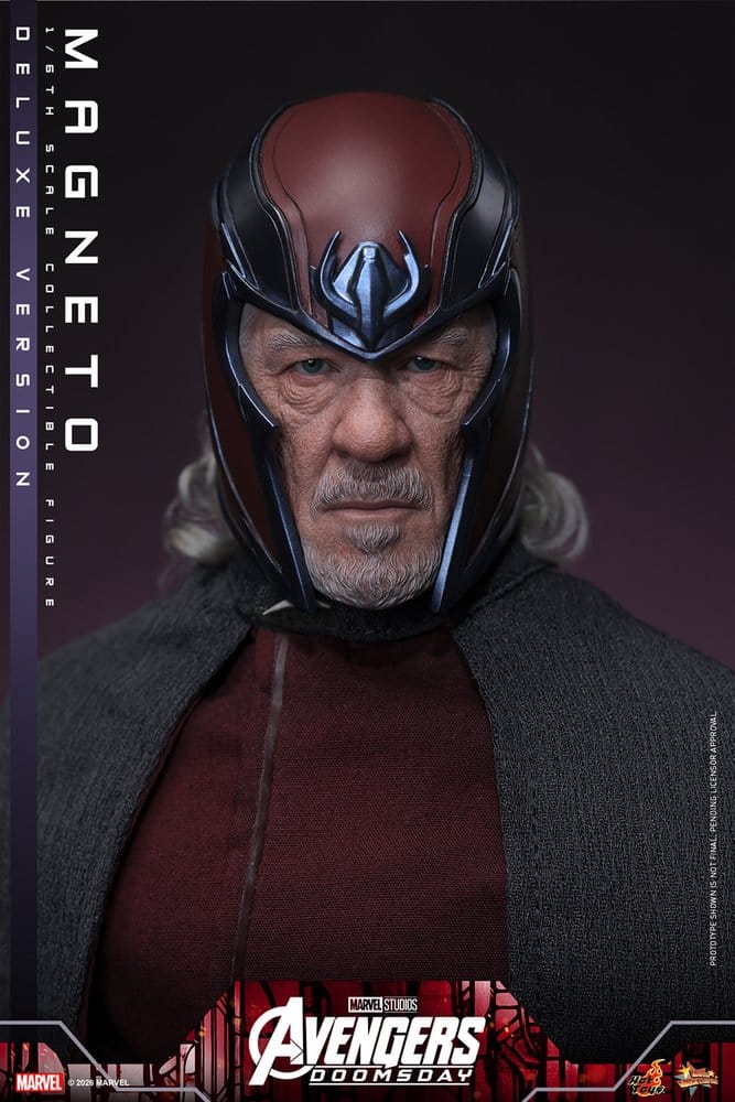 Vingadores: Filme Doomsday Masterpiece Figura 1/6 Magneto (Versão Deluxe) 30 cm