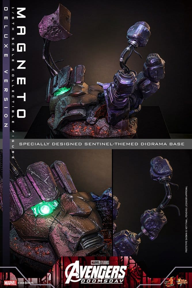 Vingadores: Filme Doomsday Masterpiece Figura 1/6 Magneto (Versão Deluxe) 30 cm