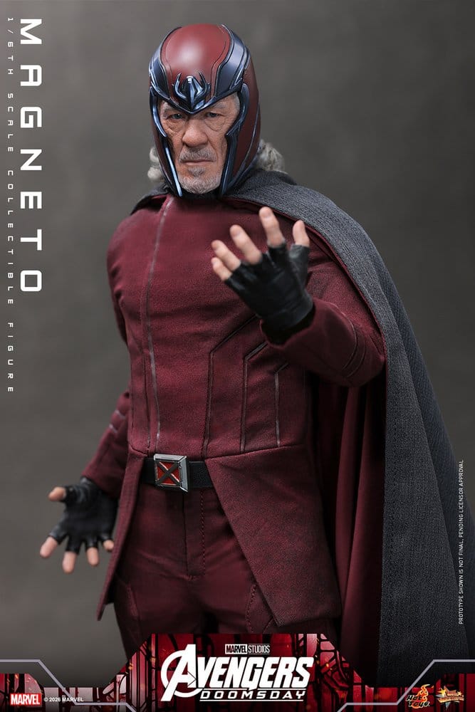 Vingadores: Doomsday Filme Masterpiece Figura 1/6 Magneto 30 cm