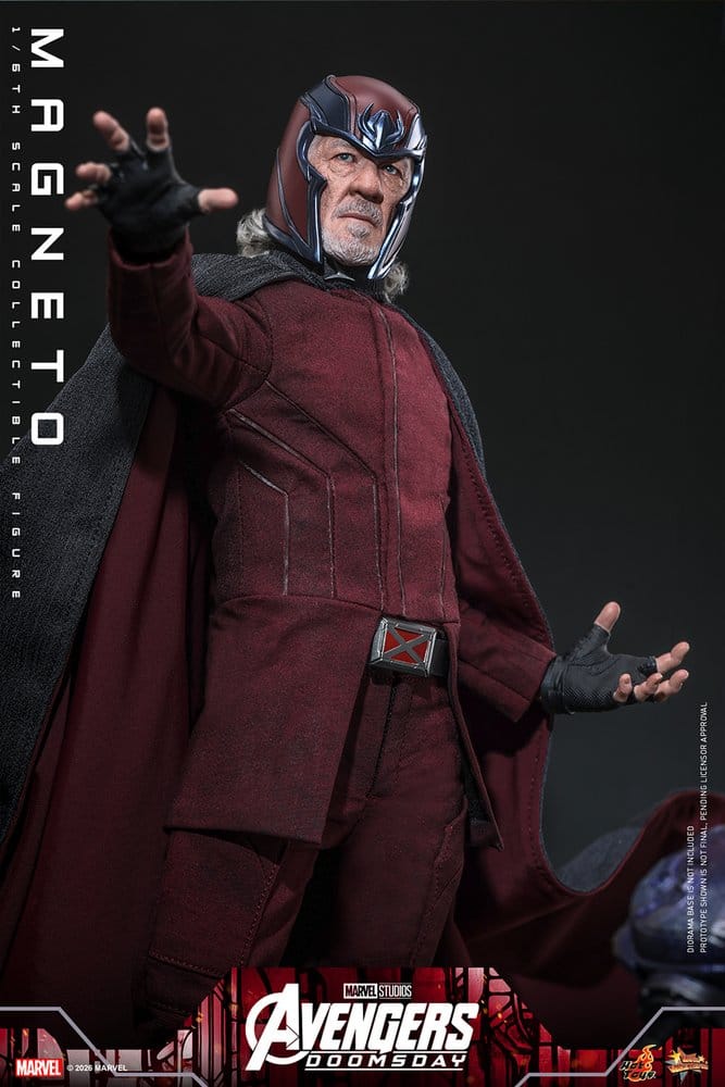 Vingadores: Doomsday Filme Masterpiece Figura 1/6 Magneto 30 cm