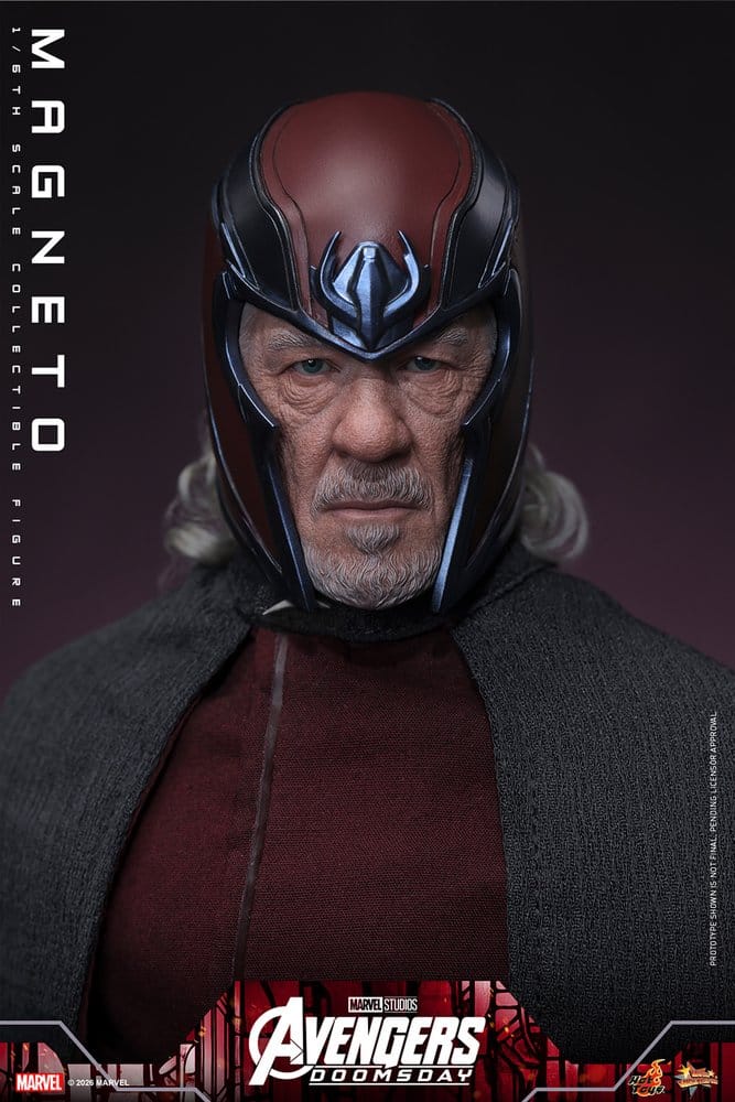 Vingadores: Doomsday Filme Masterpiece Figura 1/6 Magneto 30 cm