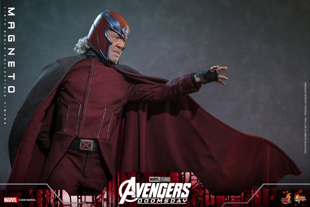 Vingadores: Doomsday Filme Masterpiece Figura 1/6 Magneto 30 cm