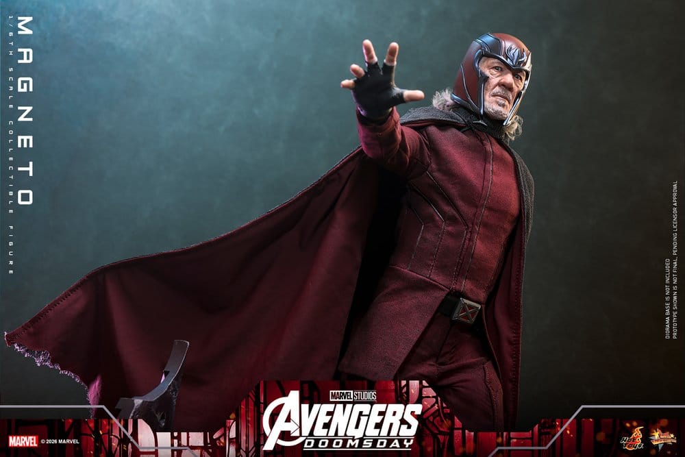 Vingadores: Doomsday Filme Masterpiece Figura 1/6 Magneto 30 cm