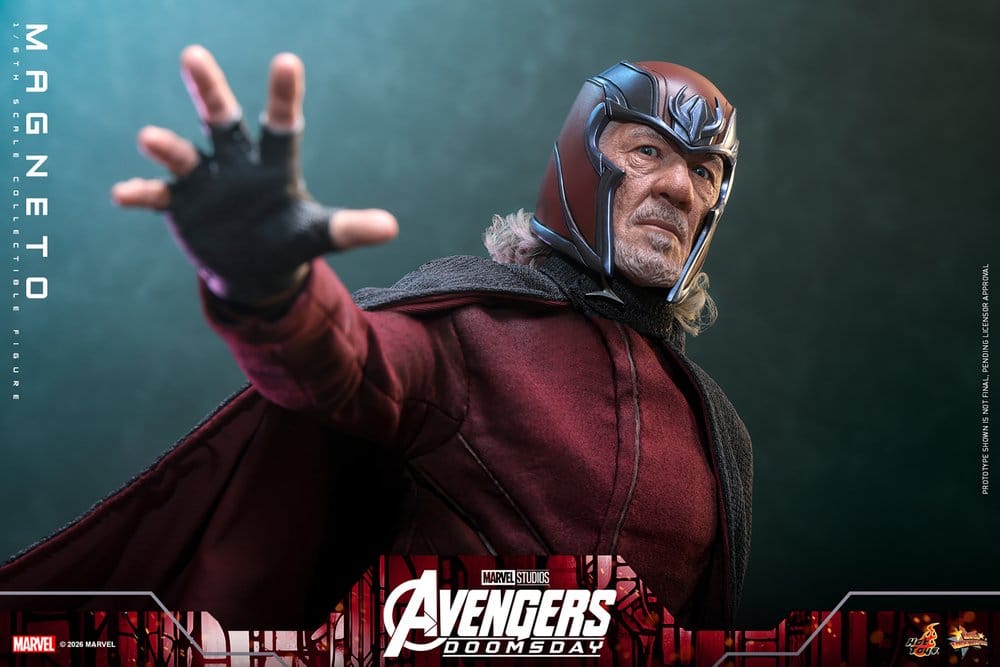 Vingadores: Doomsday Filme Masterpiece Figura 1/6 Magneto 30 cm