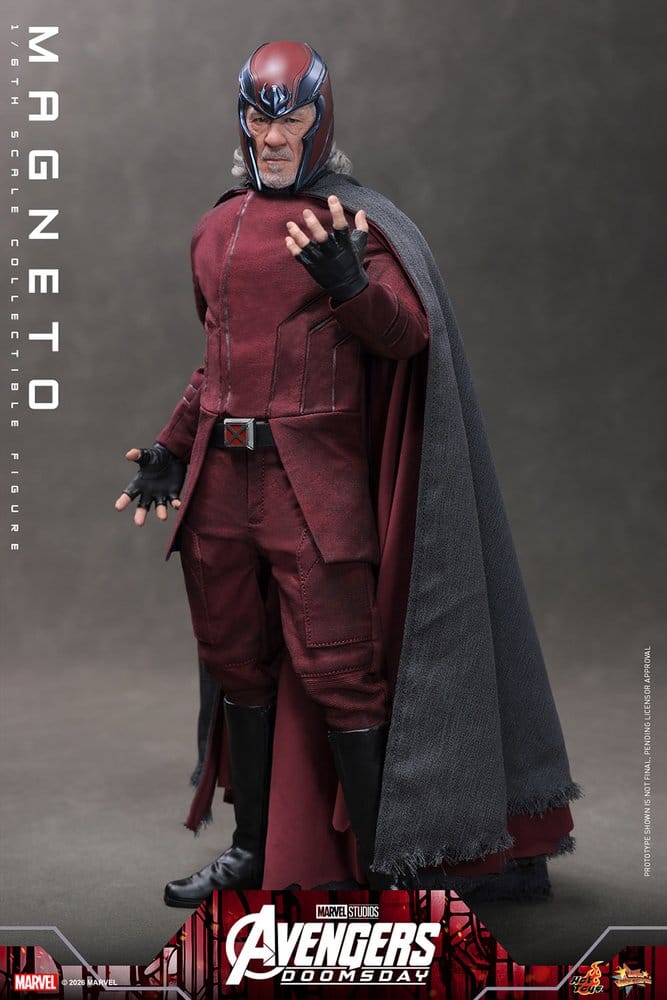 Vingadores: Doomsday Filme Masterpiece Figura 1/6 Magneto 30 cm