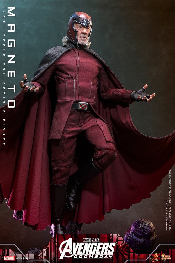 Vingadores: Doomsday Filme Masterpiece Figura 1/6 Magneto 30 cm