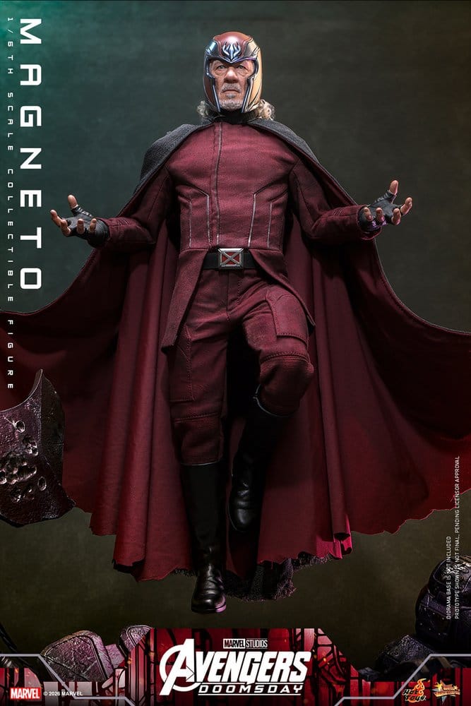 Vingadores: Doomsday Filme Masterpiece Figura 1/6 Magneto 30 cm