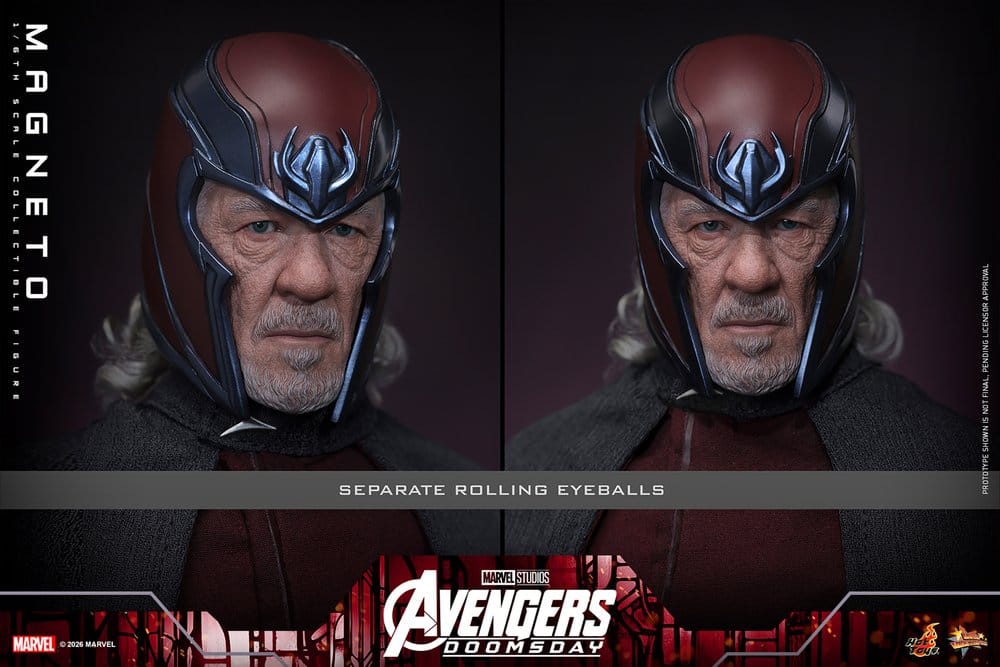 Vingadores: Doomsday Filme Masterpiece Figura 1/6 Magneto 30 cm