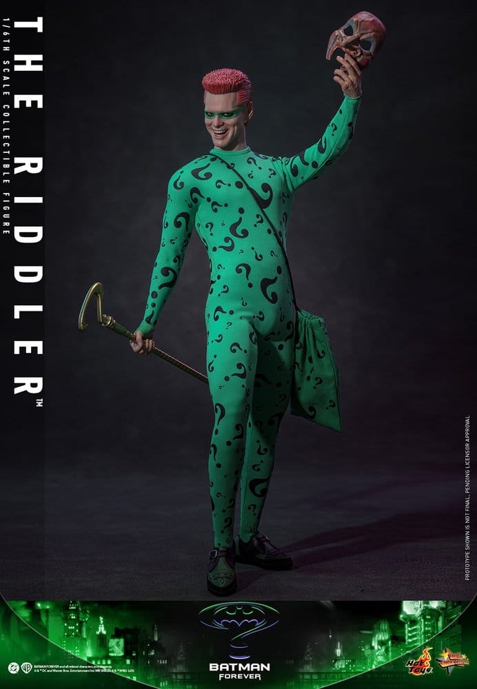 DC Comics Batman Forever Movie Masterpiece Figura 1/6 Riddler 31 cm