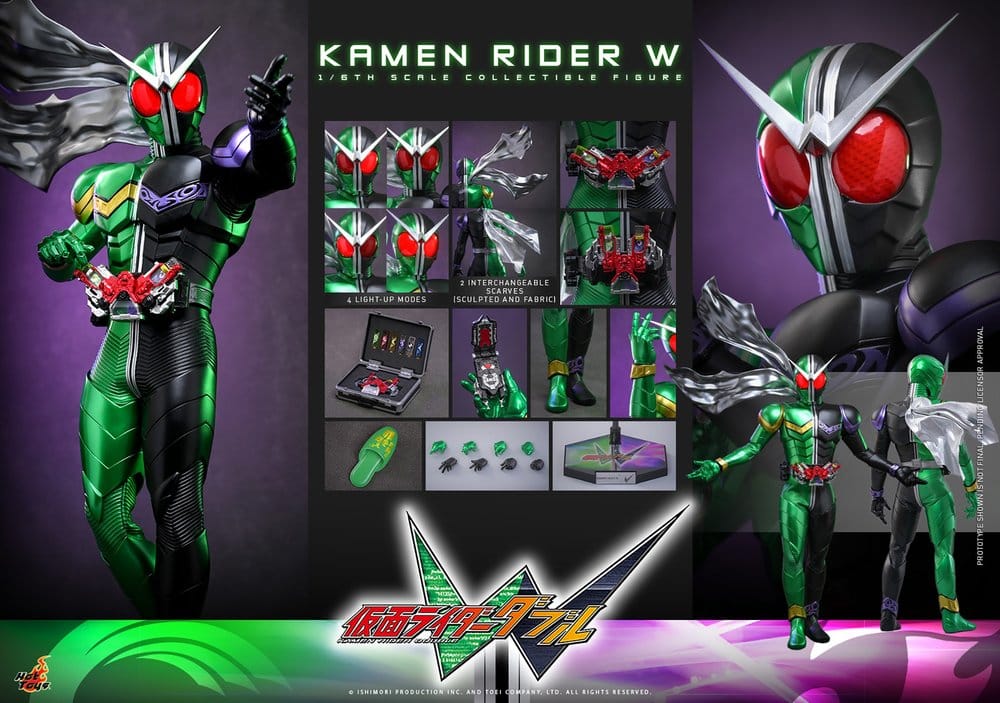Kamen Rider Television Masterpiece Series Figura 1/6 Kamen Rider W 31 cm