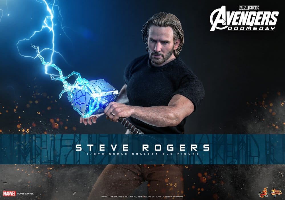 Marvel Avengers: Doomsday Movie Masterpiece Figura de Ação 1/6 Steve Rogers 31 cm