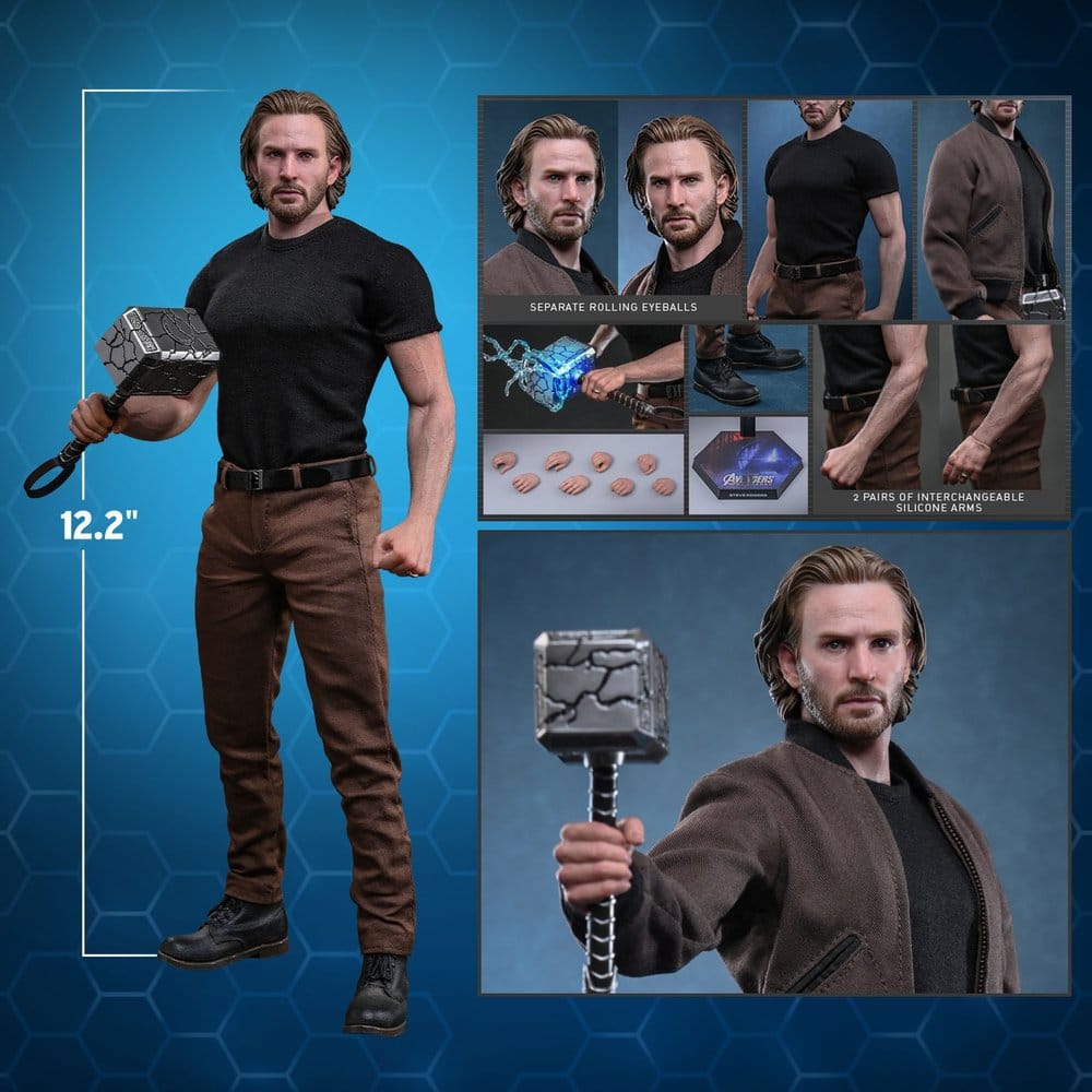 Marvel Avengers: Doomsday Movie Masterpiece Figura de Ação 1/6 Steve Rogers 31 cm