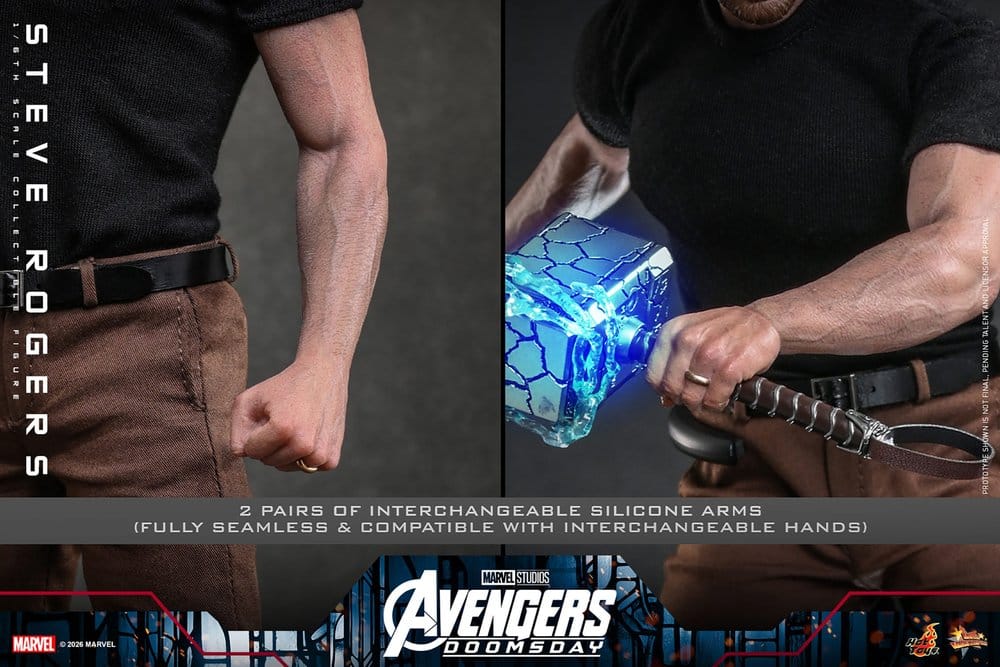 Marvel Avengers: Doomsday Movie Masterpiece Figura de Ação 1/6 Steve Rogers 31 cm