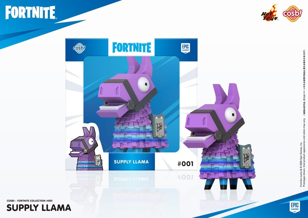 Fortnite Minifigura Cosbi Supply Llama 8 cm