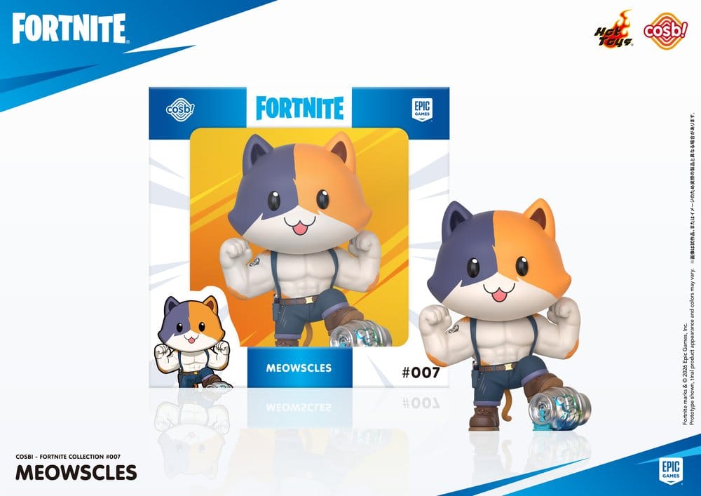 Fortnite Minifigura Cosbi Meowscles 8 cm