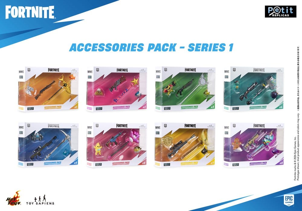 Fortnite Petit Replicas Paquete de Accesorios Serie 1 Surtido (8)