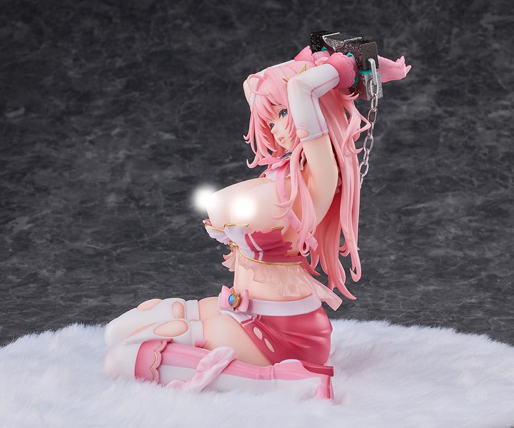 With the Snap of My Fingers, Forced Ovulation Hypnosis Estatua 1/5 Marble, the Heroine of Justice DX Ver. 19 cm