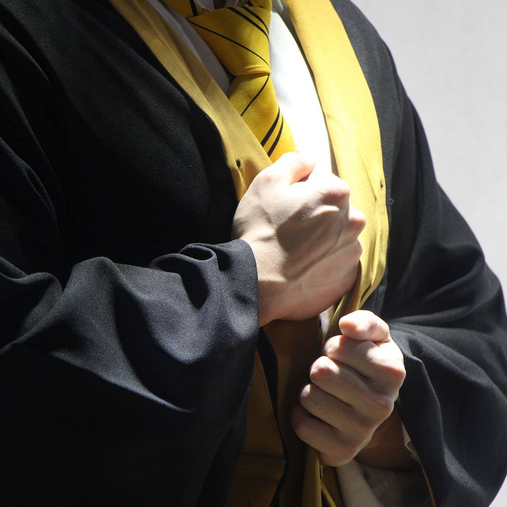 Harry Potter Vestido de Mago Hufflepuff talla S