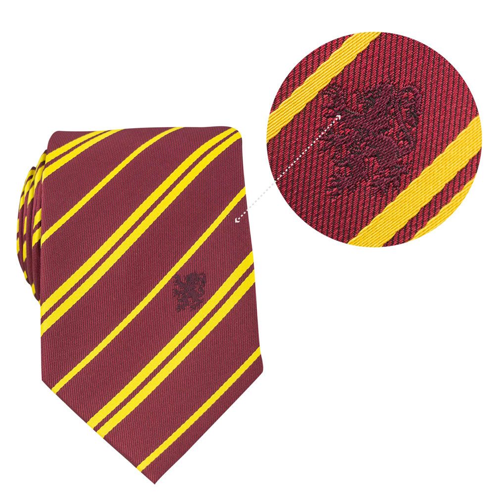 Harry Potter Set Deluxe de Corbata & Pin Gryffindor