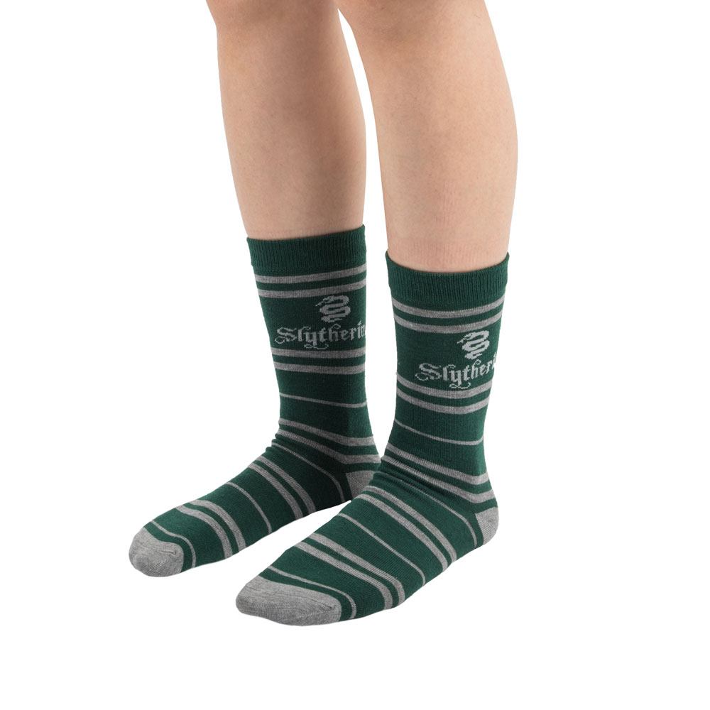 Harry Potter Pack de 3 Pares de calcetines Slytherin