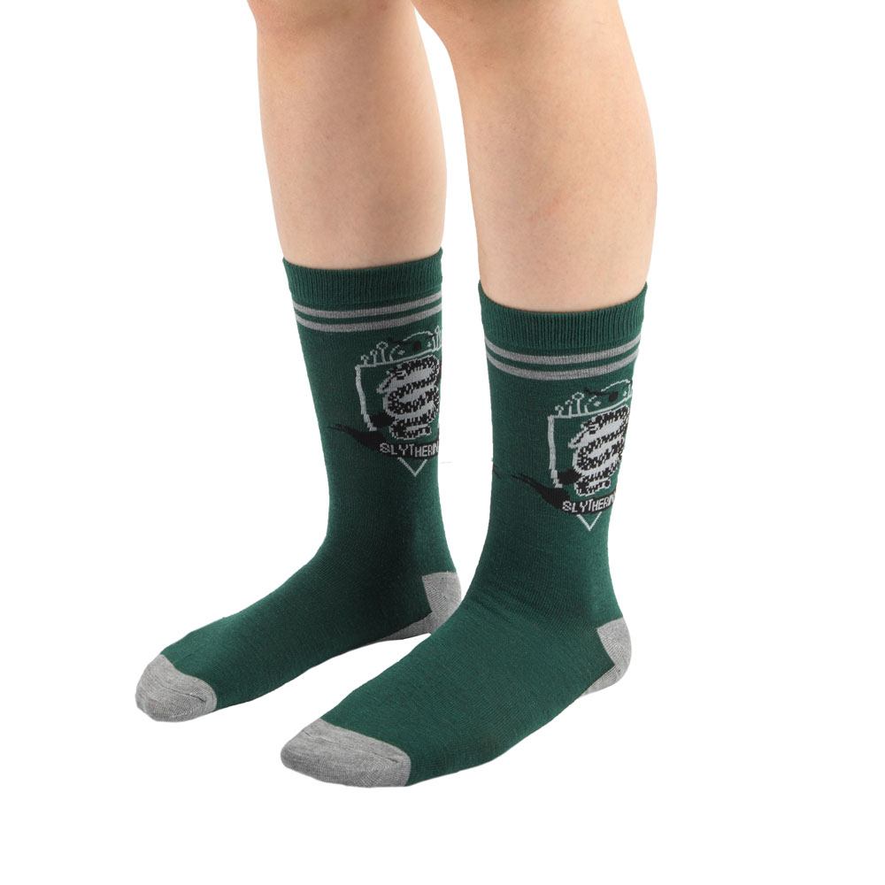 Harry Potter Pack de 3 Pares de calcetines Slytherin