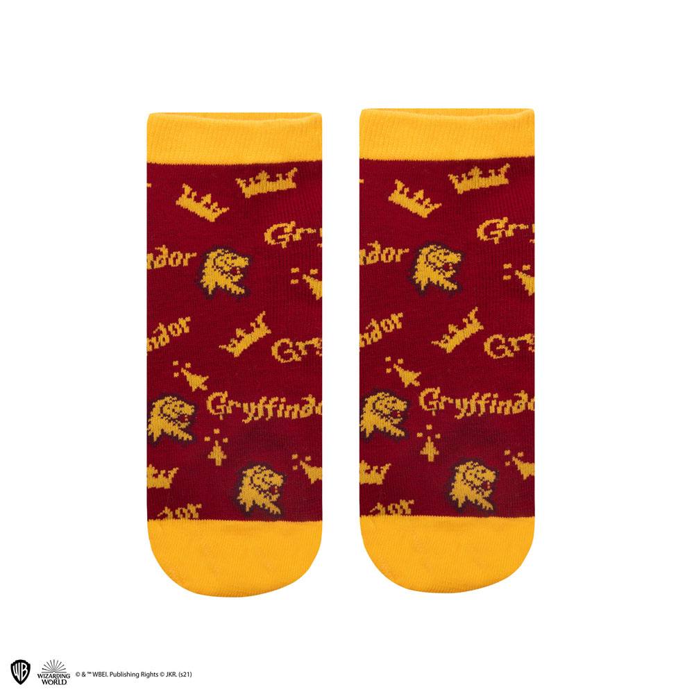 Harry Potter Pack de 3 Pares de calcetines tobilleros Gryffindor