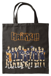 Bolsa de tela Haikyu Negro 40 x 35 cm