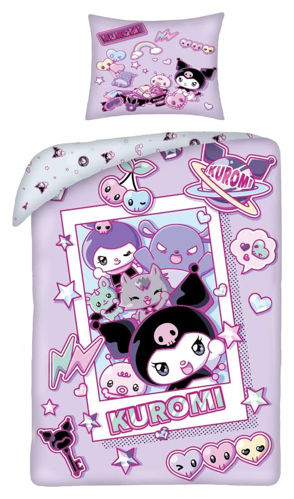 Sanrio Funda Nórdica Kuromi Ver. 2 140 x 200 cm / 70 x 90 cm Frikytopia