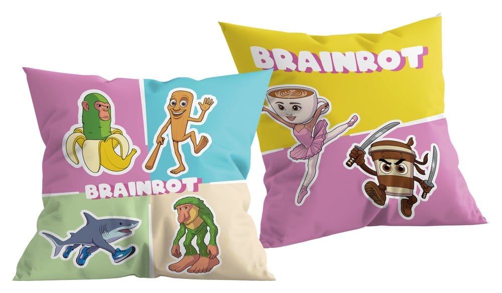 Italian Brainrot Almohada Crazy Mix 40 x 40 cm