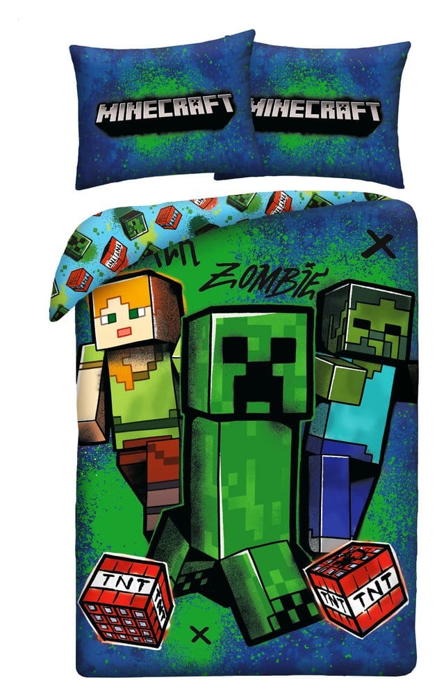 Minecraft Funda Nórdica Ver. 10 140 x 200 cm / 70 x 90 cm Frikytopia