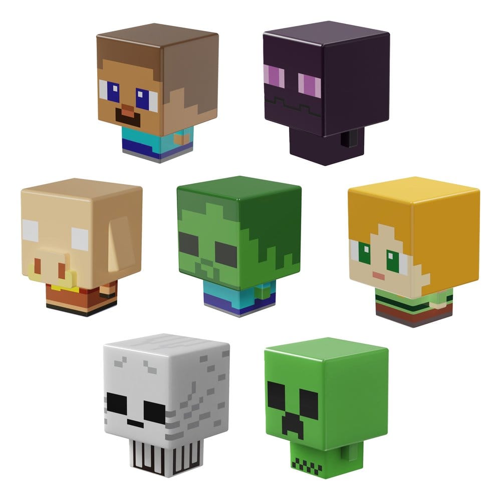 Minecraft Mini Linterna Luz Nocturna Blind Box Display (20)
