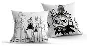 Moomin Almohada black & white 40 x 40 cm