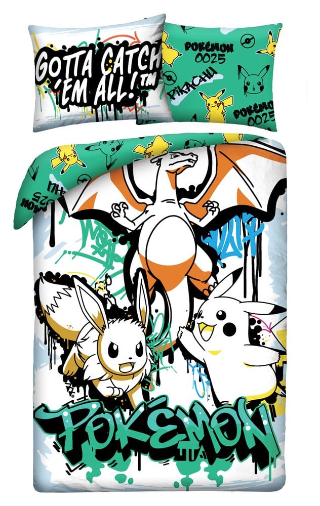 Pokémon Funda Nórdica Ver. 18 140 x 200 cm / 70 x 90 cm Frikytopia